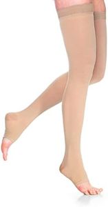 SIGVARIS Women's ACCESS 970 Open-Toe Thigh High Medical Compression 20-30mmHg