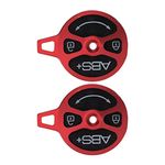 2 Sets Bike Front Fork, CNC Aluminum Alloy Airtight Valve Cover Replaceable Accessories for Mountain Bicycle Road Bike MTB