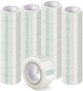 Home Limpidity Strong Clear Packing Tape for Moving, Shipping and Storage, 36 Rolls, Total 3960Y (Each Roll is 1.88 inch x 110 Yards, 2.7 mil Thickness), Heavy Duty Transparent Tapes