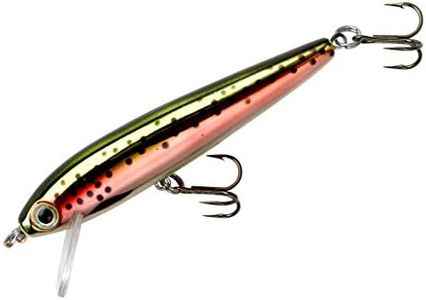 Rebel Tracdown Minnow Fishing Lure - Slick Rainbow Trout - 2 1/2 in