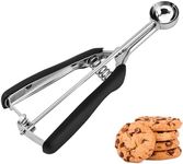 JUNADAEL J Mini Cookie Scoop 1 Tsp, Extra Small Cookie Scoop, 1 teaspoon Cookie Dough Scoop, Melon Baller Scoop, Ice Cream Scoop, Comfortable Grip, Non-Slip