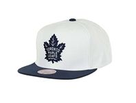 Mitchell & Ness Toronto Maple Leafs NHL Team 2 Tone 2.0 White Blue Original Fit Snapback Cap - One-Size