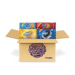 OREO & Chips Ahoy! Cookie Variety Pack, School Snacks, 4 Family Size Packs, 1.91 KG