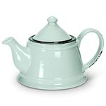 Abbott 27-ENAMEL/POT GRN Collection Enamel Look Teapot, Green