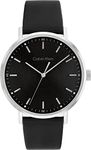 Calvin Klein Analogue Quartz Watch for Men with Black Leather Strap - 25200050