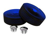 Parts 8.3 Tech Handlebar Tape for Bicycle black Black/Blue