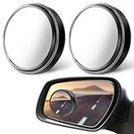 2Pcs Blind Spot Mirrors for Cars 360°Rotatable Blindspot Mirrors for Car, Blind Spot Mirrors With HD Glass Convex Mirrors, Suitable for Cars, SUV, Trucks and Large Vans