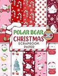 Polar Bear Christmas Scrapbook Pape