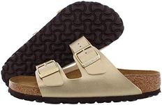 Birkenstock womens unisex-adult Arizona High Arch Arizona High Arch Gold Size: 5.5-6