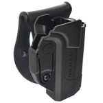 Orpaz Defense Active Retention ROTO Rotation Tactical Paddle Polymer Holster with Tention ajustment for Jericho 941 9mm or .40 S&W