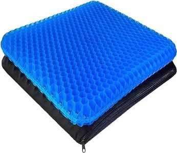 Gel Seat Cushion, Gel Cushion for Sitting Breathable Honeycomb, Pain Relief Sciatica Cooling Seat Cushion for Office Chair Wheelchair Car