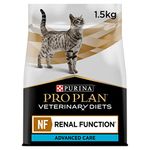 PRO PLAN VETERINARY Diets NF Renal Function Dry Cat Food 1.5kg (pack 4)