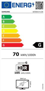 Samsung 50" Crystal UHD Smart TV – 4K HDR LED Display