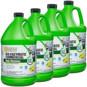 Instant Power Commercial Drain Maintainer - Drain Cleaner Liquid, For Sink Drains, Toilet Clogs, and Grease Traps, Made in USA, Clog Remover Liquid - 1 Gallon 4 Pack