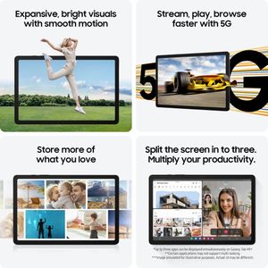 Samsung Galaxy Tab A9+ Tablet, 128GB – Silver