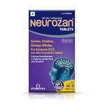 Meyer Neurozan 30 Tablets - Enhance Cognitive Functions with Ginkgo Biloba, Serine, Choline, Magnesium - Stress Relief, Anxiety Support, and Sleep Health - Gluten-Free Multivitamin