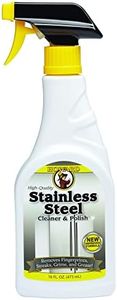 HOWARD PRODUCTS SSC016 Superior Stainless-Steel Cleaner and Polish - Streak-Free Formula, Ideal for Kitchen Appliances, Grills, Countertops, Dishwashers, Microwaves, Outdoor Appliances - 473ml