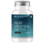 Multivitamins with Zinc & Vitamin C/D Plus Turmeric - 27 Key Nutrient Ingredients - UK's Largest Amount - 120 Tablets (4 Month Supply) for Both Men & Women - Suitable for Vegetarians