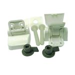 Jabsco Hinge Set, Regular Size Wood Seat/Lid Assembly 29098-2000, Hinge Set, Regular Size Wood Seat/Lid Assembly