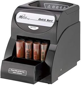Royal Sovereign Electric Coin Sorter/Counter, Patented Anti-Jam Technology, 1 Row of Coin Counting (QS-2AN)