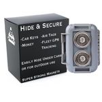 Gorilla Box Heavy-Duty Waterproof Magnetic Stash Case for GPS Trackers & Spare Keys - Rust-Proof Magnet - Color-Matched to Car Chassis