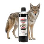 PredatorPee 100% Coyote Urine Territorial Marking Scent for Outdoor Use, Creates Illusion of Predator Presence for Deer Raccoons Groundhogs Rats, Natural Animal Scent, Made in USA, 12 Oz