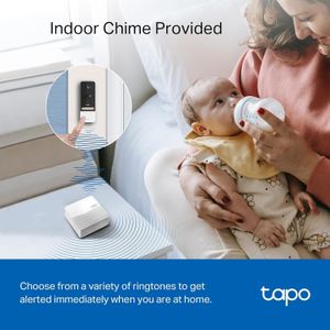 Tapo 2K Wireless Video Doorbell – Smart Home Security Camera
