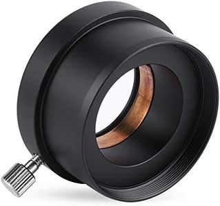 Gaeirt Adaptateur D'oculaire de Télescope de 2 Pouces à 1,25 Pouces, Tube D'extension D'oculaire de Télescope avec Anneau de Compression Adaptateur de Monture de Mise au Point de Télescope