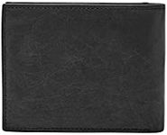 Fossil Men's RFID Blocking Ingram Bifold Wallet with Flip Id, Black, One Size