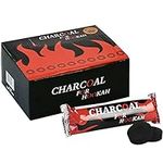 V7® Shisha Hookah Charcoal Bakhoor Coal Discs Incense Burner Pipe Tablets For Nakhla Instant Burner Quick Light Full Box 100 Tablets