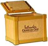 INTRUDER Nightcrawler Worm Bait Box, Keeps Bait Fresh, Packed with Good N' Lively Worm Bedding, 8-inch x 6-inch x 7-inch