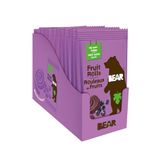 BEAR Fruit Rolls, Blackcurrant, 20 gram (Pack of 12)