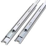 Friho 5 Pair of 10 Inch Hardware Ball Bearing Side Mount Drawer Slides, Full Extension, Available in 12'',14'',16'',18'',20'' Lengths