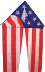 In The Breeze Patriotic Delta Kite with 19-1/2-Feet Flowing Tails