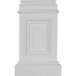 Ekena Millwork BAS10X17X02CL 10 7/8-Inch W x 2 1/4-Inch D x 17 3/4-Inch H Classic Small Pedestal Base