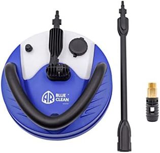 AR North America Blue Clean PW41581 Clean 12" Twister Patio Cleaner with Chemical Bottle, with 22mm Adapter, Blue