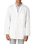 Dickies Everyday Scrubs Men's Lab Coat, White, Large