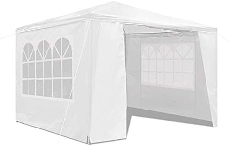 3x3m Outdoor Gazebo Garden Gazebo Tent Camping Sport Events Tent Waterproof - White