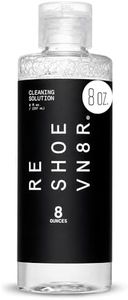 RESHOEVN8R Shoe Cleaning Solution, 8 oz - Sneaker Cleaner & Shoe Care for Canvas, Leather, Mesh, Suede, White, & Nubuck Shoes - Shoe Cleaner Sneakers Kit Solution in Easy-to-Use Bottle - 60-100 Uses