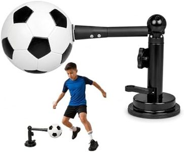 Suction Cup Soccer Trainer with 360° Swivel, Soccer Training Equipment for Kids & Youth, Solo Soccer Rebound Trainer for Indoor Football Practice, Ball Control & Dribbling Skills Training (1PC)