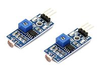 Techleads Ldr Light Sensor Optical Photosensitive Senosr Module For Arduino (2 Pcs)