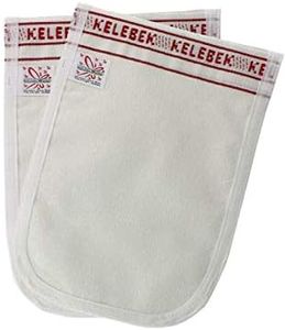 Kelebek Kese Turkish Hamam Bath Mitt, Dead Skin Remover, Body Scrub Gloves Exfoliating, Bath Glove Skin Exfoliating Spa Keses Mitt (2 Pack)