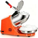 F2C 300W Electric Ice Shaver Shaved Machine Shaver Shaved Icee Snow Cone Maker 143 lbs New (300W)