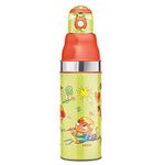 Milton Kool Stunner 600 Kids Plastic Insulated Water Bottle, 520 ml, Sipper Bottle, Leak Proof, BPA Free, Food Grade, School & Picnic Bottle, Sea Green