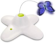 ALL FOR PAWS Interactive Flutter Bug Cat Butterfly Toy With Two Replacements Flashing Butterflies Toys……