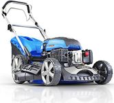 Hyundai 196cc Petrol Lawnmower, 20" 51cm 4 Stroke, Self Propelled Petrol Mower, Easy Starting with Six Cutting Heights, 70L Grass Bag & 3 Year Warranty