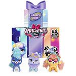 Present Pets Minis, Galaxy Trio 3-Pack of 7.6cm Plush Toys, Kids Toys for Girls Aged 5 and up