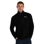 Berghaus Men's Prism Micro Polartec Fleece Jacket, Added Warmth, Extra Comfortable, Black, M