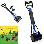 ADEPTNA Premium Dog Pooper Scooper Long Handle Pet Dirt Scoop – Portable 60cm long Pet Poop Scooper Litter Dirt Picker Shovel Artifact for Dogs Cats