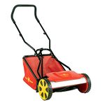 WOLF-Garten 15B-CD-650 Manual Cylinder Lawn Mower with Soft Grip Handle, 14 Inch Winged Blade, Maximum Mowing Area 200 Metre Square, 1 Year Manufacturer Warranty